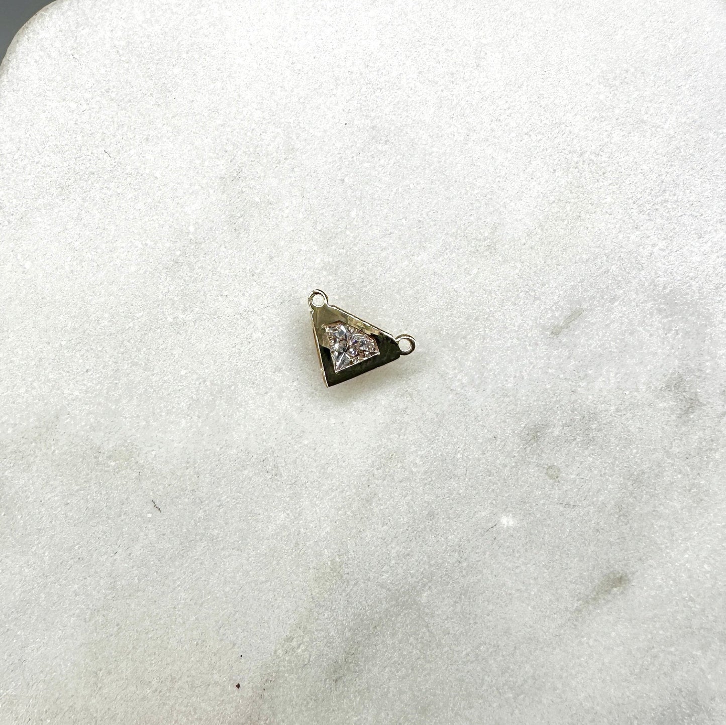 Connector Diamond-in-Diamond Pendant forEVER Permanent Jewelry Supplies