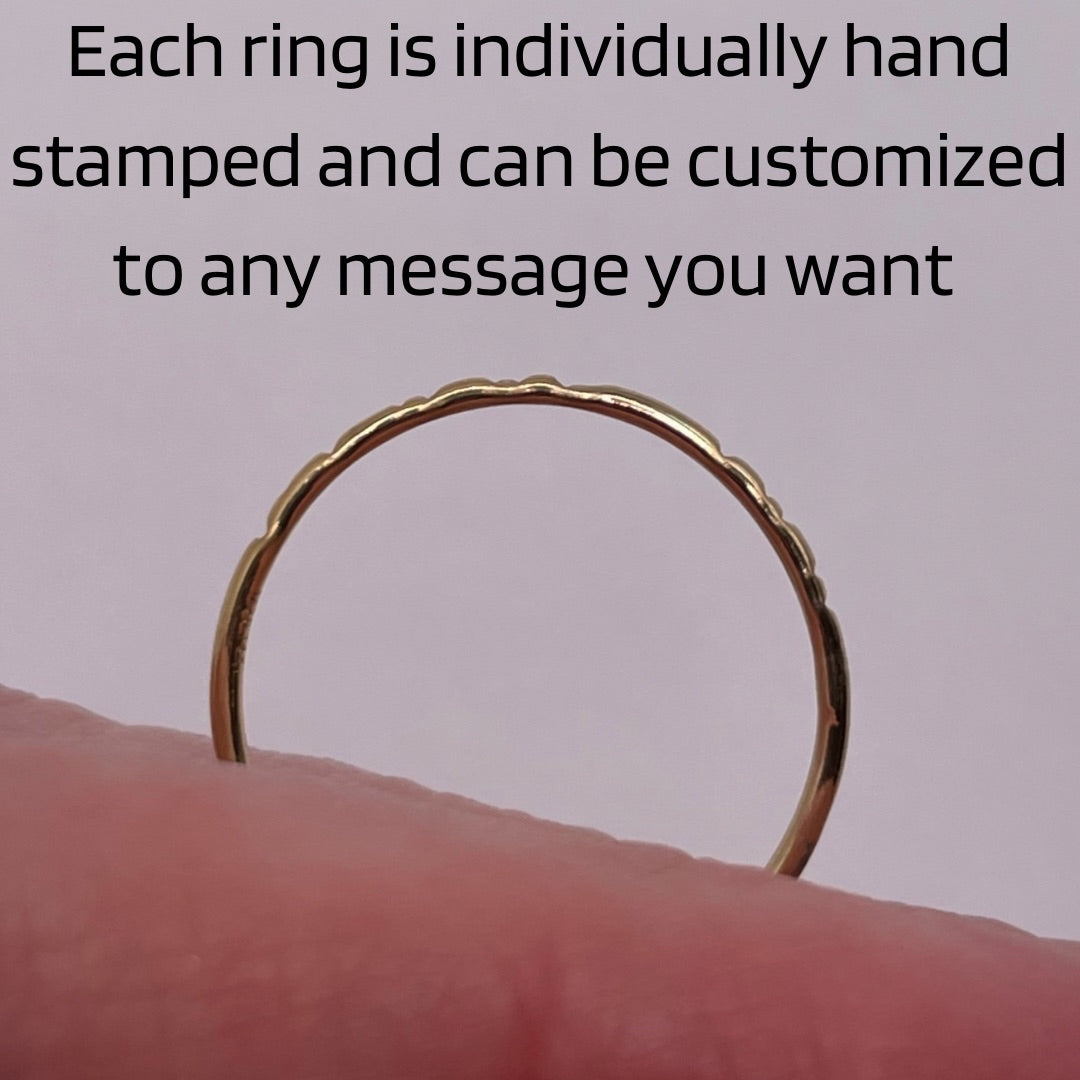 Ring Hidden Message Ring The forEVER Jewelry