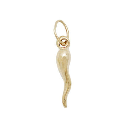 14k Gold Italian Horn