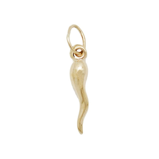 14k Gold Italian Horn