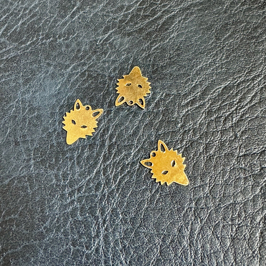 Gold-Filled Wolf Pendant