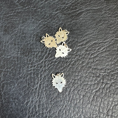 Sterling Silver Wolf Pendant